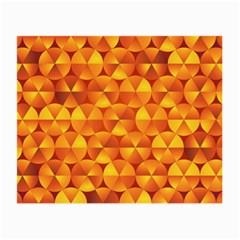 Background Triangle Circle Abstract Small Glasses Cloth (2 Sides) by Bajindul
