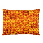 Background Triangle Circle Abstract Pillow Case (Two Sides) Back