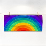 Rainbow Background Colorful Hand Towel Front