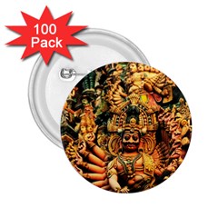 Sculpture Art Temple Tower 2 25  Buttons (100 Pack)  by Pakrebo