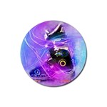Ski Boot Ski Boots Skiing Activity Rubber Round Coaster (4 pack)  Front