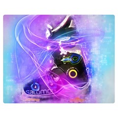 Ski Boot Ski Boots Skiing Activity Double Sided Flano Blanket (medium)  by Pakrebo