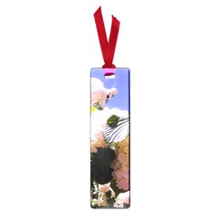 Pink Snowball Branch  Small Book Marks by okhismakingart