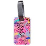 Leaves Luggage Tag (two sides) Back