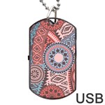Print Dog Tag USB Flash (Two Sides) Front