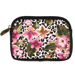 Seamless Flower Patterns Vector 03 Digital Camera Leather Case by Sobalvarro