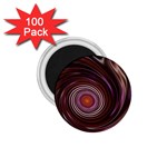 Fractal Waves Pattern Design 1.75  Magnets (100 pack)  Front