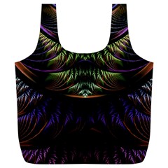 Fractal Colorful Pattern Fantasy Full Print Recycle Bag (xl) by Pakrebo