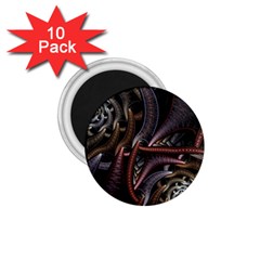 Geometry Math Fractal Art 1 75  Magnets (10 Pack)  by Pakrebo