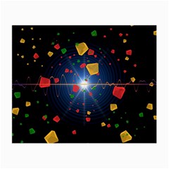 Technology Background Pattern Small Glasses Cloth by Pakrebo