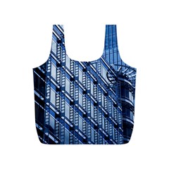 Abstract Architecture Azure Full Print Recycle Bag (s) by Pakrebo