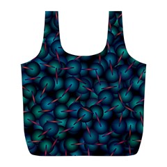 Background Abstract Textile Design Full Print Recycle Bag (l) by Pakrebo