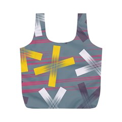 Background Abstract Non Seamless Full Print Recycle Bag (m) by Pakrebo