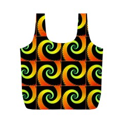 Spiral Seamless Pattern Fractal Full Print Recycle Bag (m) by Pakrebo