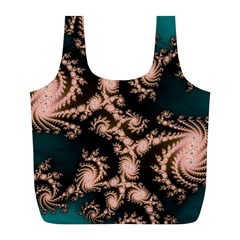 Fractal Pattern Abstraction Full Print Recycle Bag (l) by Pakrebo