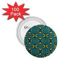 Seamless Wallpaper Pattern Art Pattern 1 75  Buttons (100 Pack)  by Pakrebo