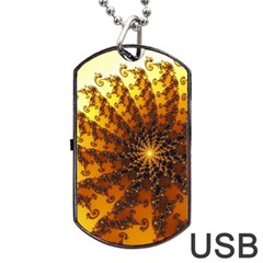 Background Colorful Graphic Design Dog Tag Usb Flash (one Side) by Pakrebo