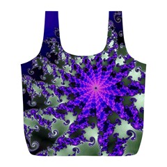 Fractal Rendering Digital Art Full Print Recycle Bag (l) by Pakrebo