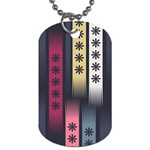 Non Seamless Pattern Background Dog Tag (Two Sides) Back