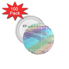 Abstract Lines Perspective Plan 1 75  Buttons (100 Pack)  by Pakrebo