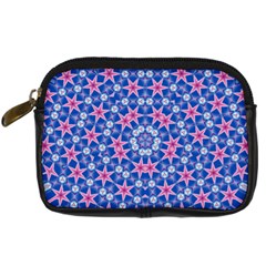 Digital Art Art Artwork Abstract Star Digital Camera Leather Case by Pakrebo