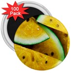 Sliced Watermelon Lot 3  Magnets (100 pack) Front