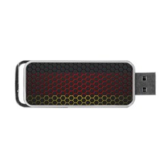 Germany Flag Hexagon Portable Usb Flash (one Side) by HermanTelo