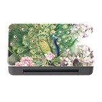 Peafowl Peacock Feather Beautiful Memory Card Reader with CF Front