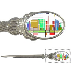 Business Finance Statistics Graphic Letter Opener by Simbadda