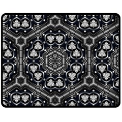 Fractal Science Art Technology Fleece Blanket (medium)  by Simbadda
