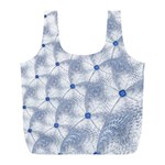 Fractal Art Artistic Pattern Full Print Recycle Bag (L) Back