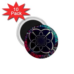 Fractal Artwork Abstract Background Art Pattern 1 75  Magnets (10 Pack)  by Sudhe