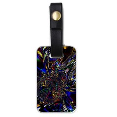 Art Design Colors Fantasy Abstract Luggage Tag (one Side) by Sudhe