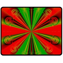 Abstract Art Fractal Modern Art Fleece Blanket (medium)  by Pakrebo