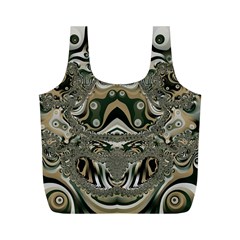 Fractal Art Artwork Design Full Print Recycle Bag (m) by Pakrebo