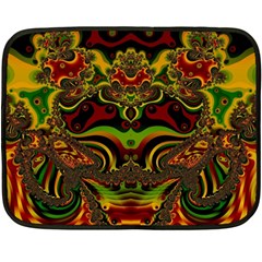 Fractal Art Artwork Design Art Pattern Double Sided Fleece Blanket (mini)  by Pakrebo