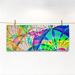Design Background Concept Fractal Hand Towel by Pakrebo