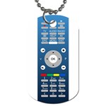 Remote Control Receiver Vcr Control Dog Tag (Two Sides) Back