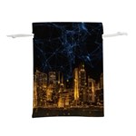 Architecture Buildings City Lightweight Drawstring Pouch (L) Back