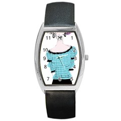 Elissa Barrel Style Metal Watch by snowwhitegirl