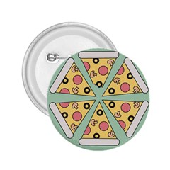 Pizza Slice Food Italian 2 25  Buttons by Pakrebo