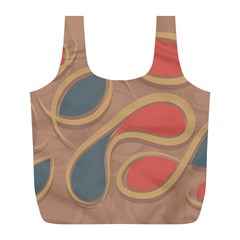 Background Abstract Non Seamless Full Print Recycle Bag (l) by Pakrebo