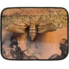 Night Moth Double Sided Fleece Blanket (mini)  by Riverwoman