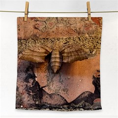Night Moth Face Towel by Riverwoman