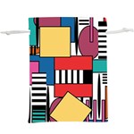Tajah Olson Designs.  Lightweight Drawstring Pouch (XL) Back