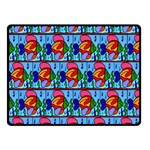 Fish 3 Double Sided Fleece Blanket (Small)  45 x34  Blanket Back