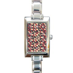 Pattern Textiles Rectangle Italian Charm Watch by HermanTelo