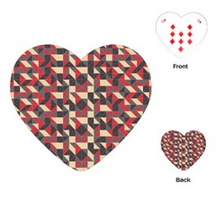 Pattern Textiles Playing Cards Single Design (heart) by HermanTelo