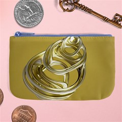 Fractal Abstract Artwork Large Coin Purse by HermanTelo