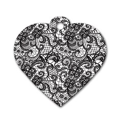 Encaje Dog Tag Heart (two Sides) by Sobalvarro